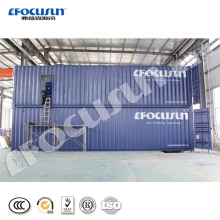 Containerized 10 Tons Fresh Water Flake Ice Plant